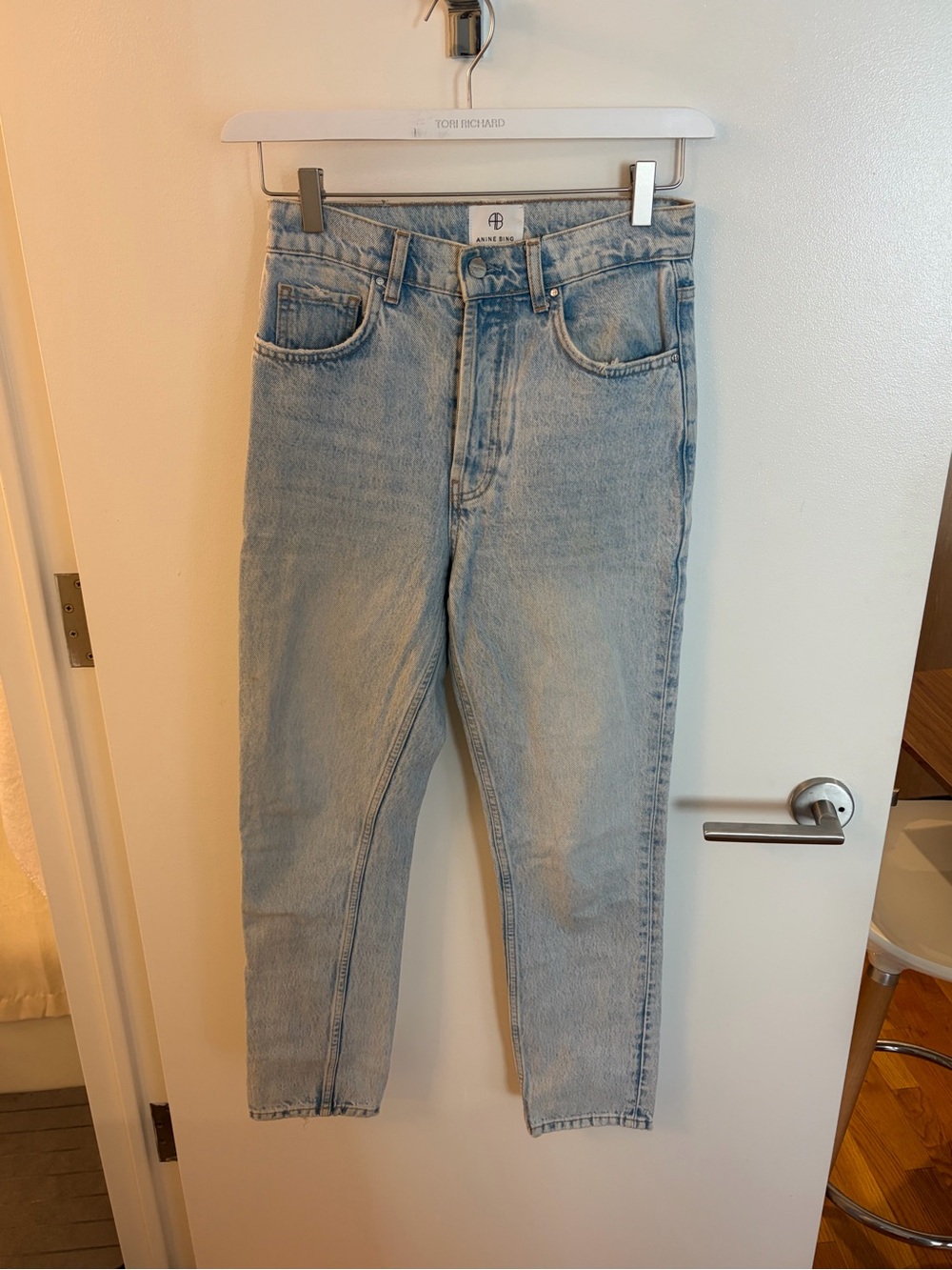Anine Bing Light Blue Slim Straight Men’s Jeans
